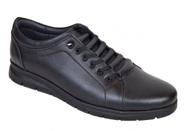 Pantofi caual barbati din piele naturala - Confort Negru Tipon